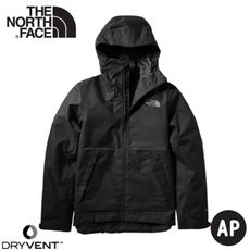 The North Face 男 DV防水外套《黑》4UDN/防水透氣衝鋒衣/風雨衣/連帽外套