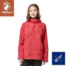 Wildland 荒野 女 輕薄防水高透氣機能外套《珊瑚紅》W3913/連帽外套/風衣/衝鋒外套