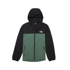 The North Face 男 涼感防曬透氣休閒連帽外套 AP《鴨綠/黑》87VY/抗UV/涼感科