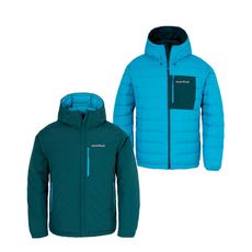 Mont-Bell 日本 COLORADO PK 男雙面羽絨外套《藍綠》1101679/登山/雙面穿