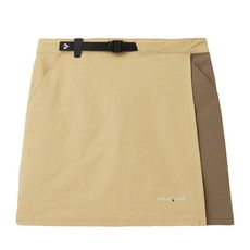 Mont-Bell 日本 女 STRETCH OD WRAP SHORTS褲裙《淺卡其/褐》1105