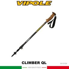 VIPOLE 義大利 CLIMBER QL 快調 彈簧避震登山杖《金》S-1534/手杖/爬山/健行