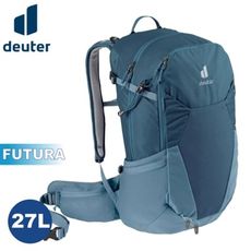 Deuter 德國 FUTURA 27L 透氣網架背包《深藍/水藍》3400321/輕量登山包/自行