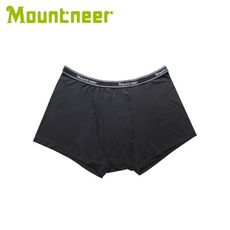 Mountneer 山林 男 排汗開洞四角內褲《黑色》11K77-01/透氣內褲/排汗內褲/四角褲