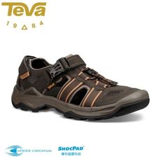 TEVA 美國 男 Omnium 2護趾涼鞋《橄欖綠》TV1019180BLKO/休閒涼鞋/運動涼鞋