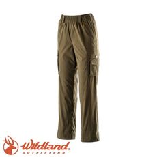 Wildland 荒野 中童彈性防潑防風保暖長褲《深橄欖》0A22360/休閒長褲/防風長褲/戶外