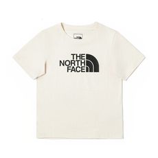 The North Face 童 LOGO短袖棉T AP《沙丘白》8DCP/登山/圓領T/短T/童T