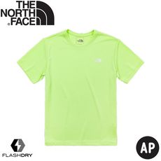 The North Face 女 排汗短T恤 AP《亮綠》5JX1/T恤/短T/休閒短袖/圓領T/戶