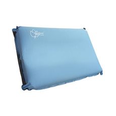 OutdoorBase TPU 自動充氣枕《冰藍》22956/充氣枕頭/露營枕頭/旅行枕/午睡枕/壓