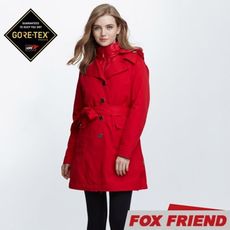 FOX FRIEND 女 GORE-TEX 兩件式羽絨風衣《紅》1961/防水外套/機能外套/旅遊/