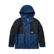 The North Face 男 DV防水外套 AP《藍/黑》5JZJ/防水透氣寬鬆連帽衝鋒衣/風雨