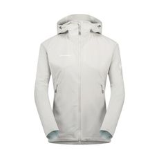 MAMMUT 長毛象 女 Macun 2.0 SO Hooded AF 軟殼連帽外套《鉑金灰》101