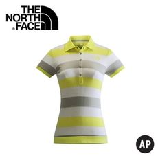 The North Face 女 LOGO 短袖POLO衫 哈瑪奇黃  短袖/排汗衣/NF00CZR