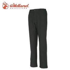 Wildland 荒野 男 SOFTSHELL保暖長褲《黑》W2310/戶外/登山/休閒褲