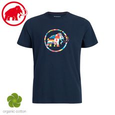 MAMMUT 長毛象 男 Nations T-Shir 短袖世界T《海洋藍》1017-02220/排