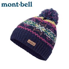 Mont-Bell 日本 JACQUARD KNIT CAP保暖帽《藍》1118584/針織帽/毛帽