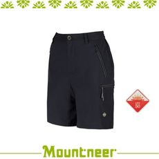Mountneer 山林 女 彈性抗UV休閒短褲《灰藍》31S10-82/抗UV/UPF50+/吸濕