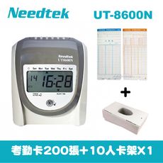 【2年保固】Needtek 優利達 UT-8600N 六欄位打卡鐘 (雙色列印) MIT台灣製