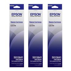 Epson S015641 / S015634 原廠黑色色帶 【3支組】