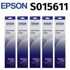 【5支】愛普生Epson S015611 原廠黑色色帶/適用機型 LQ-690C