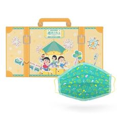 櫻桃小丸子旅遊系列樂園款-成人平面口罩12片裝