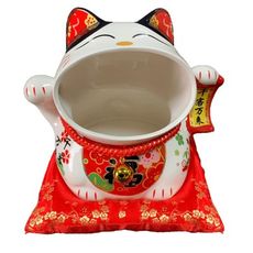 開運必備商品多功能~7吋糖果罐/收納罐/大嘴招財貓