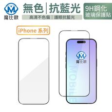iPhone 無色 抗藍光 透明滿版 螢幕保護貼 玻璃貼 i17 i16 i15 i14 i13