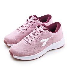 DIADORA 迪亞多那 專業輕量避震慢跑鞋 輕柔梭織系列 粉酒紅 33655 女