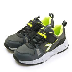 diadora 迪亞多那 22cm-24.5cm 超寬楦戶外越野跑鞋 灰黑綠 13086  大童