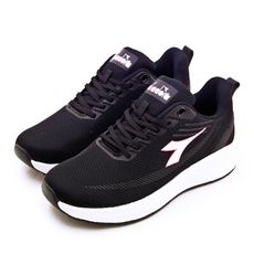 【DIADORA】迪亞多那 專業輕量慢跑鞋 樂活漫步系列 黑粉銀 31705 女