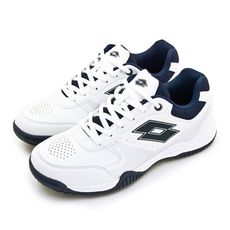 LOTTO 入門級全地形網球鞋-SPACE 600系列 白藍銀 8576 男
