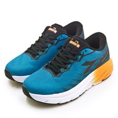 DIADORA 迪亞多那 專業4E寬楦透氣避震慢跑鞋轟雷THUNDER系列 藍黑橘 73331 男