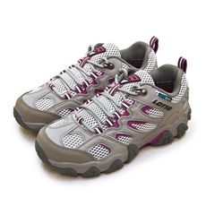 lotto 專業多功能防水戶外踏青健行登山鞋 REX ULTRA系列 灰紫紅 3808 女