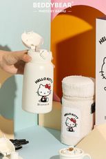 【BEDDY BEAR】 杯具熊 四葉草兒童保溫杯 經典kitty紅630ml