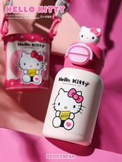 BEDDY BEAR 杯具熊 開口笑雙飲保溫杯 600ml kitty(可愛、兒童、保溫瓶、不鏽鋼)