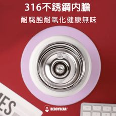 【BEDDYBEAR】運動保溫水壺 600ml-運動酷洛米