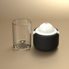 POLAR ICE｜極地冰球品酌組 - (單個冰球+杯兩件組) - (專利透明冰製作盒)