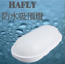 HAFLY 15W LED 戶外防水膠囊 壁燈 黃光 吸頂燈 IP66 全電壓 PC材質 防水驅動器