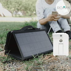 ROOMMI多功能行動電源供應器小電寶 40W太陽能板充電板