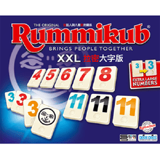大世界實體店面 現貨特價 拉密數字牌大字版 rummikub XXL 以色列麻將 正版桌上遊戲