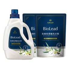 《台塑生醫》BioLead抗敏原濃縮洗衣精2kg/(1瓶+2包)