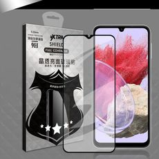 【VXTRA】全膠貼合 三星 Samsung Galaxy M34 5G 滿版疏水疏油鋼化玻璃膜-黑