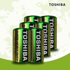 【東芝TOSHIBA】環保碳鋅電池(1號6入) 原廠公司貨