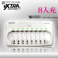 【VXTRA 飛創】8通道 智慧型急速充電器(8入充) 三號四號皆可充
