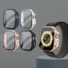 【全包覆經典系列】Apple Watch Ultra 2/Ultra 49mm 鋼化玻璃貼+錶殼