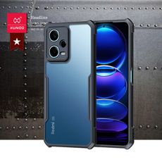 【XUNDD 訊迪】軍事防摔 紅米Redmi Note 12 5G 鏡頭全包覆 清透保護殼手機殼-黑