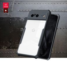 【XUNDD】軍事防摔 Google Pixel 8 鏡頭全包覆 清透保護殼 手機殼(夜幕黑)