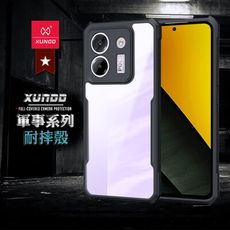 【XUNDD】軍事防摔 POCO M7 Pro 5G 鏡頭全包覆 清透保護殼 手機殼(夜幕黑)