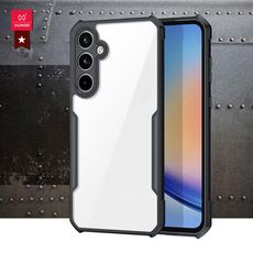 【XUNDD 訊迪】軍事防摔 三星 Galaxy A35 5G 鏡頭全包覆 清透保護殼 手機殼(黑)