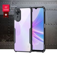 【XUNDD 訊迪】軍事防摔 OPPO A78 5G 鏡頭全包覆 清透保護殼 手機殼(夜幕黑)